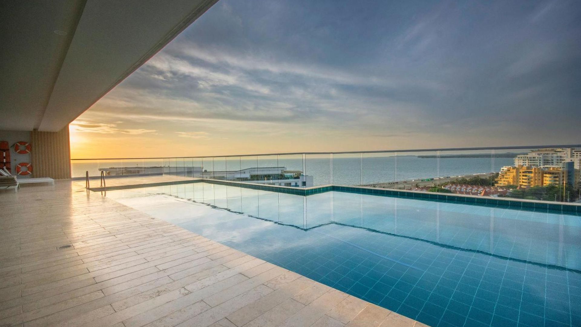 Exclusivo En Cielo Mar-playa Americas, Con Maravillosas Vistas Del Atardecer De Apartment Cartagena