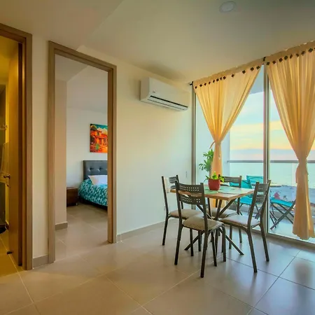 Exclusivo En Cielo Mar-playa Americas, Con Maravillosas Vistas Del Atardecer De Cartagena