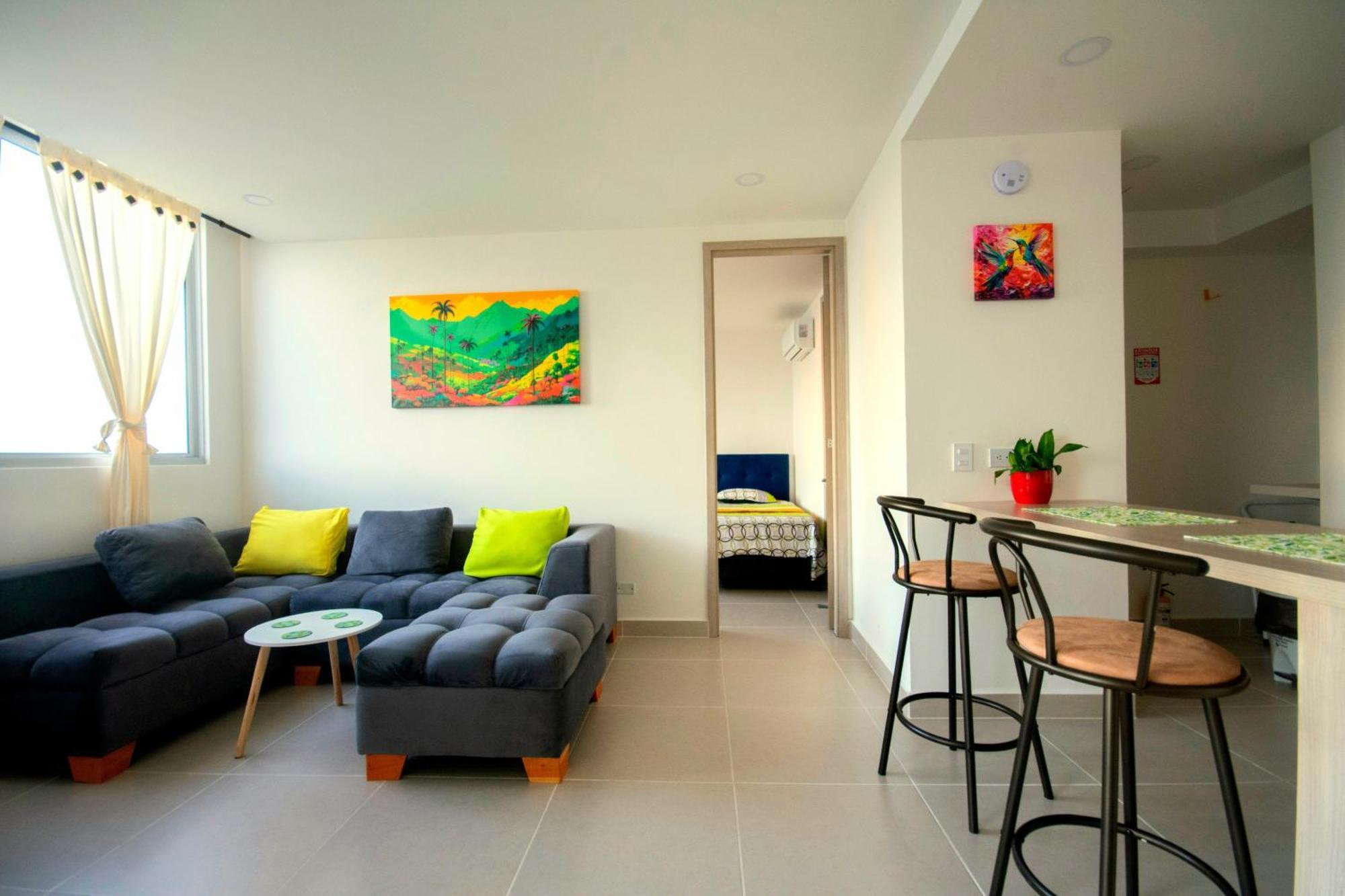 Exclusivo En Cielo Mar-playa Americas, Con Maravillosas Vistas Del Atardecer De Apartamento Cartagena