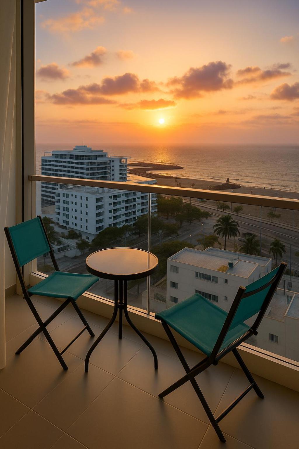 Exclusivo En Cielo Mar-playa Americas, Con Maravillosas Vistas Del Atardecer De Apartamento Cartagena