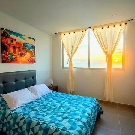 Exclusivo En Cielo Mar-playa Americas, Con Maravillosas Vistas Del Atardecer De * Cartagena